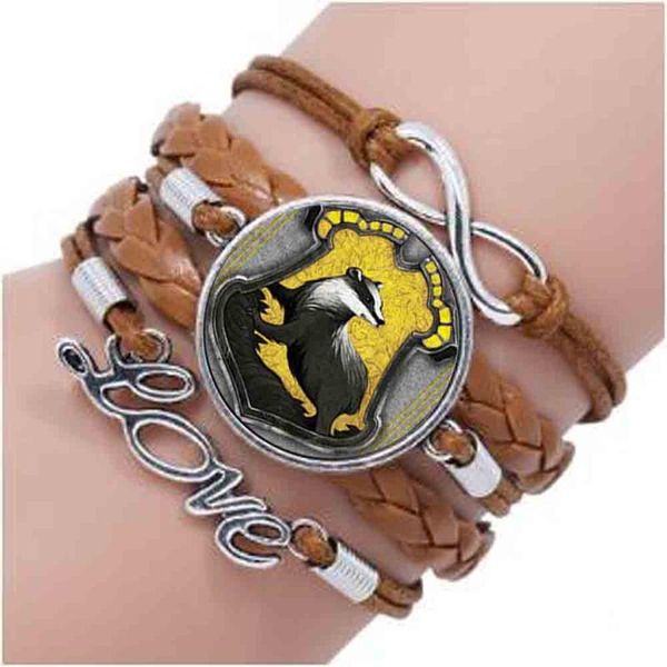 link, chain 2021 fashion hufflepuff house crest long bracelet rowena ravenclaw bracelets collana vintage, Black
link, chain 2021 fashion hufflepuff house crest long bracelet rowena ravenclaw bracelets collana vintage, Black