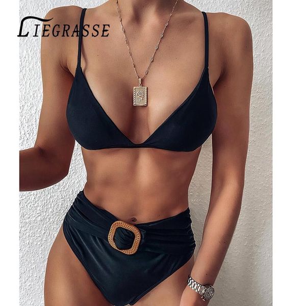 one-piece suits liegrasse women bandage bikini 2pcs set push-up black high waist beach swimsuit bandeau padded bra bathing suit swimwear
one-piece suits liegrasse women bandage bikini 2pcs set push-up black high waist beach swimsuit bandeau padded bra bathing suit swimwear