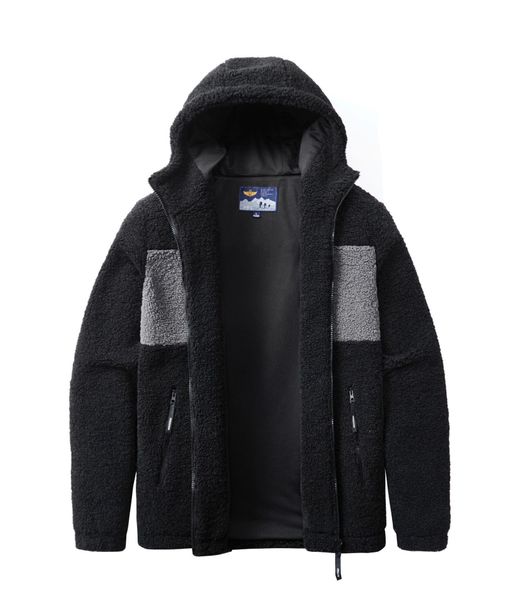 Fashion Jacket Autumn and Winter Men's Hooded Color Matching Cashmere Slim Coat Large Casual, Khaki
Fashion Jacket Autumn and Winter Men's Hooded Color Matching Cashmere Slim Coat Large Casual, Khaki
