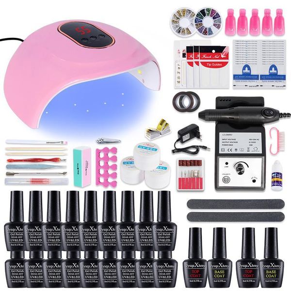 nail sets 10/18 colors gel varnish polish manicure set with 24w uv led usb lamp electric drill machine kit tools1
nail sets 10/18 colors gel varnish polish manicure set with 24w uv led usb lamp electric drill machine kit tools1