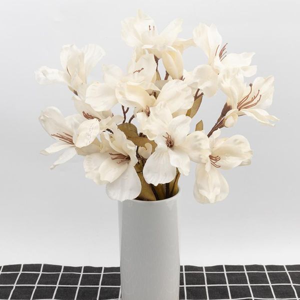 decorative flowers & wreaths artificial lily silk blooming fake branch diy wedding centerpieces decor autumn garden home decoration white
decorative flowers & wreaths artificial lily silk blooming fake branch diy wedding centerpieces decor autumn garden home decoration white