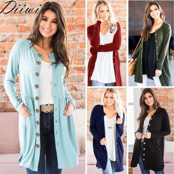 women's knits & tees diiwii style womens autumn winter blouse v neck casual versatile knit single breasted long sleeve cardigan 00so, White
women's knits & tees diiwii style womens autumn winter blouse v neck casual versatile knit single breasted long sleeve cardigan 00so, White