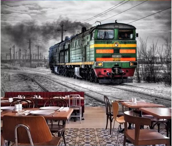 custom mural 3d po wallpaper retro nostalgic black and white steam train home decor living room for walls wallpapers
custom mural 3d po wallpaper retro nostalgic black and white steam train home decor living room for walls wallpapers