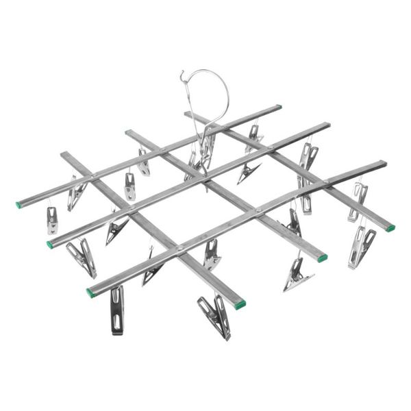 drying clothes rack folding laundry stainless steel 20 clips socks for balcony clothing & wardrobe storage
drying clothes rack folding laundry stainless steel 20 clips socks for balcony clothing & wardrobe storage