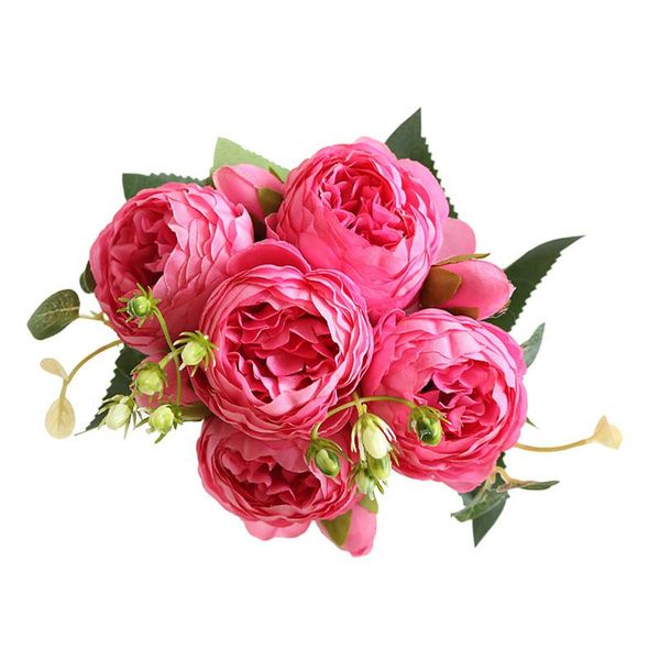 decorative flowers & wreaths 30cm rose pink silk peony artificial bouquet 5 big head and 4 bud fake for home wedding decoration indoor
decorative flowers & wreaths 30cm rose pink silk peony artificial bouquet 5 big head and 4 bud fake for home wedding decoration indoor