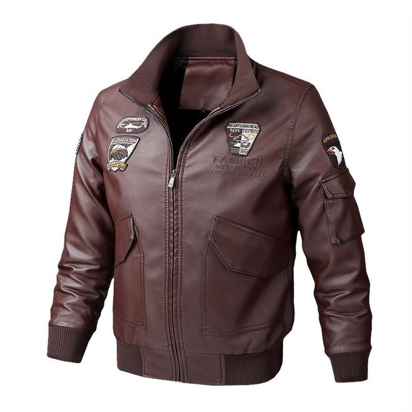 men's fur & faux men 2021 autumn casual motorcycle leather jacket mens winter fashion biker vintage warm pu jackets coat male streetwea, Black
men's fur & faux men 2021 autumn casual motorcycle leather jacket mens winter fashion biker vintage warm pu jackets coat male streetwea, Black