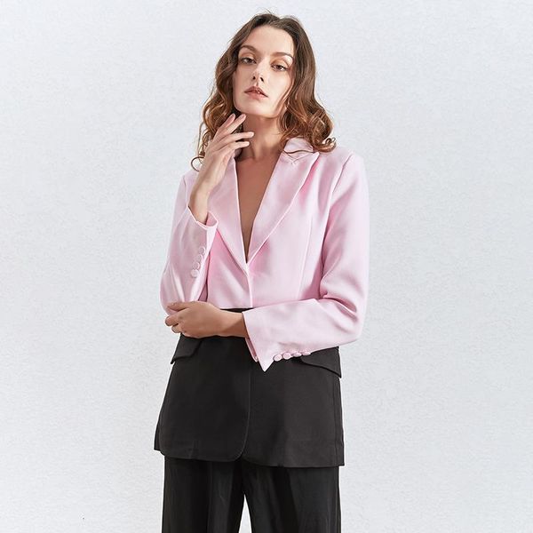 women's suits & blazers collar long sleeve tunic suit for women notched female elegant hit color patchwork 2021 fashion clothes, White;black
women's suits & blazers collar long sleeve tunic suit for women notched female elegant hit color patchwork 2021 fashion clothes, White;black