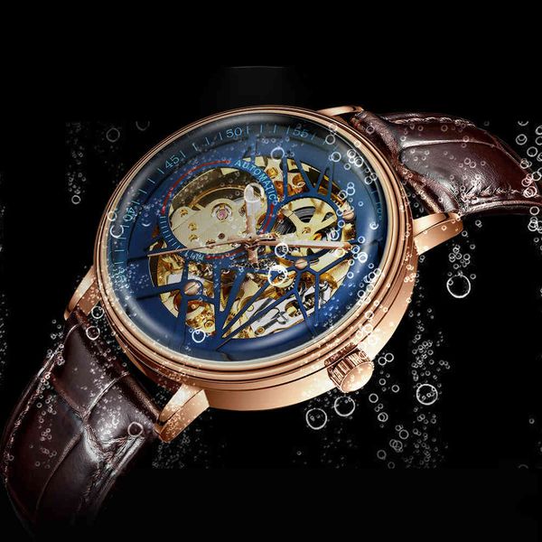 biden hollow design watches retro luxury man unique men mechanical gold brown leather waterproof clock, Slivery;brown
biden hollow design watches retro luxury man unique men mechanical gold brown leather waterproof clock, Slivery;brown