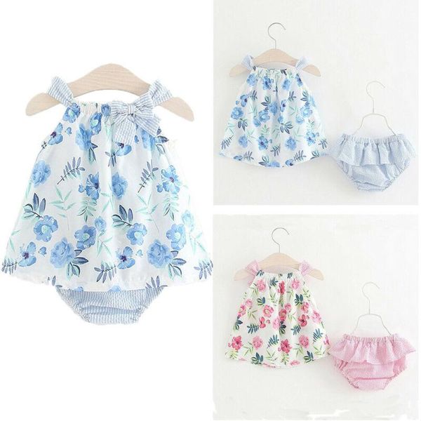 girl's dresses born baby girls clothes set sleeveless summer bow floral dress ruffle shorts cotton girl clothing casual outfit 0-3t, Red;yellow
girl's dresses born baby girls clothes set sleeveless summer bow floral dress ruffle shorts cotton girl clothing casual outfit 0-3t, Red;yellow
