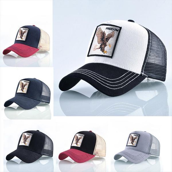 men animal embroidered eagle mesh baseball caps hip hop trucker outdoor sport sunhat women breathable snapback adjust hat, Blue;gray
men animal embroidered eagle mesh baseball caps hip hop trucker outdoor sport sunhat women breathable snapback adjust hat, Blue;gray