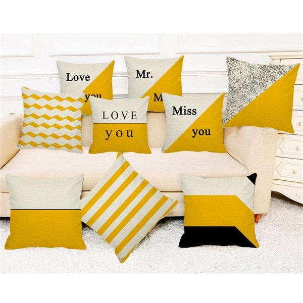 pillow case 45x45 home decor cushion cover simple white and yellow throw pillowcase geometric linen a006 cushion/decorative
pillow case 45x45 home decor cushion cover simple white and yellow throw pillowcase geometric linen a006 cushion/decorative