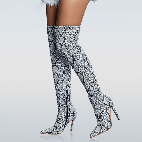 boots moda feminina sobre o joelho botas snake grain altas apontou dedo do pé zÃper fino sapatos de salto alto inverno feminino vysq, Black
boots moda feminina sobre o joelho botas snake grain altas apontou dedo do pé zÃper fino sapatos de salto alto inverno feminino vysq, Black