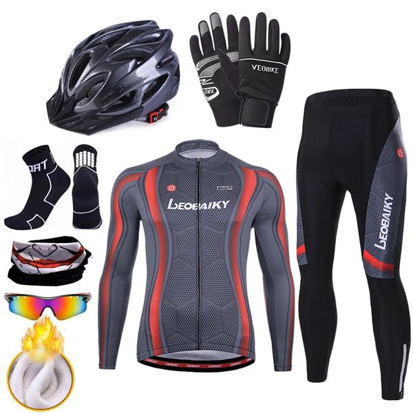 est winter thermal fleece cycling jersey set men pro team bike clothing mtb racing bicycle sport cycle clothes long sleeves sets, Black;blue
est winter thermal fleece cycling jersey set men pro team bike clothing mtb racing bicycle sport cycle clothes long sleeves sets, Black;blue