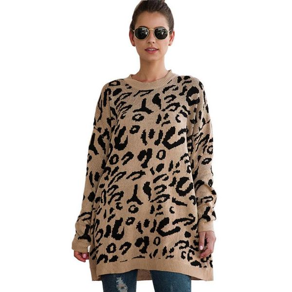 women's sweaters loose leopard autumn winter sweater women print knitted ladies casual pullover clothing casaco feminino, White;black
women's sweaters loose leopard autumn winter sweater women print knitted ladies casual pullover clothing casaco feminino, White;black