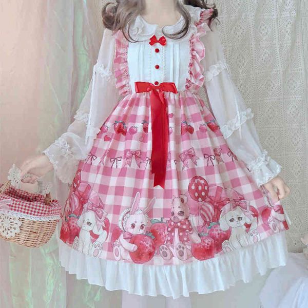 casual dresses japanese lolita bear strawberry cake print jsk suspender vintage kawaii victorian sweet gothic loli te2k, Black;gray
casual dresses japanese lolita bear strawberry cake print jsk suspender vintage kawaii victorian sweet gothic loli te2k, Black;gray