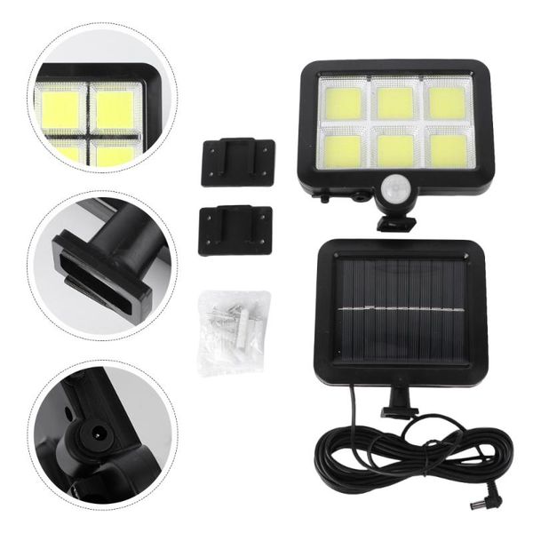 wall lamp 1pc solar powered light outdoor motion sensor black (six grid cob120 light-5 extension
wall lamp 1pc solar powered light outdoor motion sensor black (six grid cob120 light-5 extension