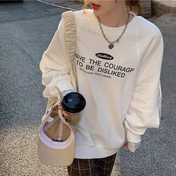 women's hoodies & sweatshirts 2021 spring and autumn splicing pullover korean style fashion sweatshirt female letter printing hoodie, Black
women's hoodies & sweatshirts 2021 spring and autumn splicing pullover korean style fashion sweatshirt female letter printing hoodie, Black
