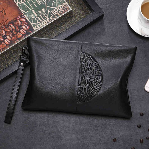 bag handbag leather men 2021 fashion men's leisure large capacity letter envelope, Black;red
bag handbag leather men 2021 fashion men's leisure large capacity letter envelope, Black;red