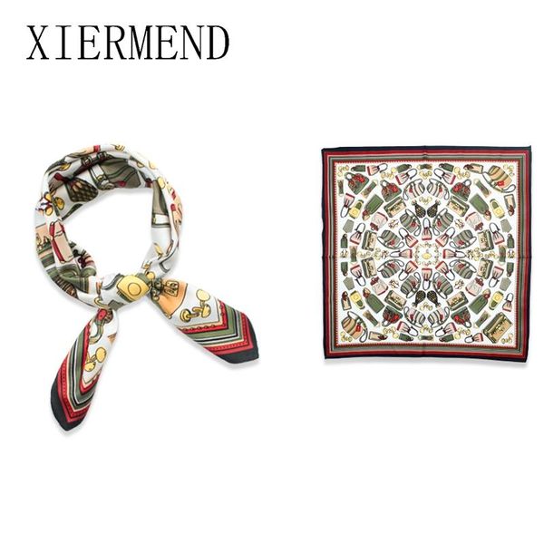 53*53 square scarf hair tie band party print women small vintage retro head neck skinny scarves, Blue;gray
53*53 square scarf hair tie band party print women small vintage retro head neck skinny scarves, Blue;gray
