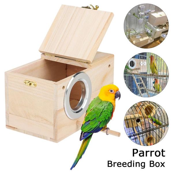 bird cages parrot breeding box wooden nest apply to rearing lovers diy toy supplies easy install outdoor garden decor
bird cages parrot breeding box wooden nest apply to rearing lovers diy toy supplies easy install outdoor garden decor