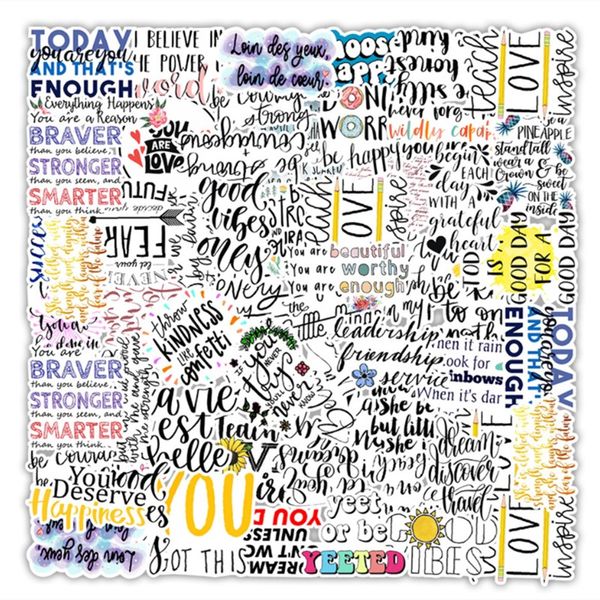 50pcs wholesale inspirational english words stickers for water bottle luggage skateboard guitar lapcar decal kids gifts toys
50pcs wholesale inspirational english words stickers for water bottle luggage skateboard guitar lapcar decal kids gifts toys