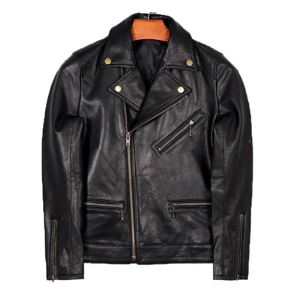 men's leather & faux 2021 black genuine jacket men motorcycle style plus size 5xl real natural sheepskin spring slim fit short biker co
men's leather & faux 2021 black genuine jacket men motorcycle style plus size 5xl real natural sheepskin spring slim fit short biker co