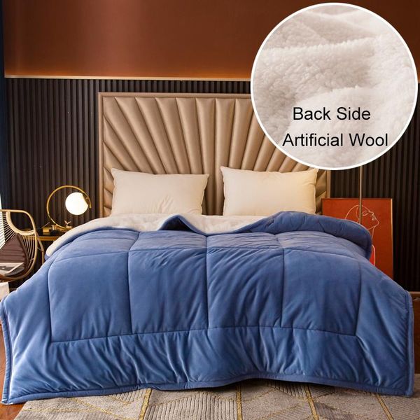 blankets double-sided lamb velvet throw blanket winter thick 3 layers quilted bedding cover soft warm quilt
blankets double-sided lamb velvet throw blanket winter thick 3 layers quilted bedding cover soft warm quilt