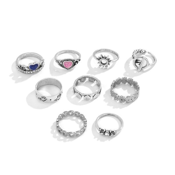yamog multi element hollow out heart rings jewelry sets women lovers knot crystal finger ring european geometric ghost punk hand ornaments a, Golden;silver
yamog multi element hollow out heart rings jewelry sets women lovers knot crystal finger ring european geometric ghost punk hand ornaments a, Golden;silver