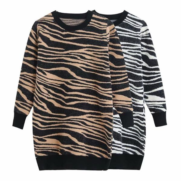 casual dresses 2021 autumn women dress knitted zebra striped o-neck long sleeves above knee female fashion clothes, Black;gray
casual dresses 2021 autumn women dress knitted zebra striped o-neck long sleeves above knee female fashion clothes, Black;gray