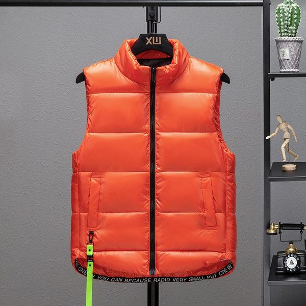 men's vests brand men jacket winter vest for down cotton sleeveless waistcoat man big size warm mens coat, Black;white
men's vests brand men jacket winter vest for down cotton sleeveless waistcoat man big size warm mens coat, Black;white