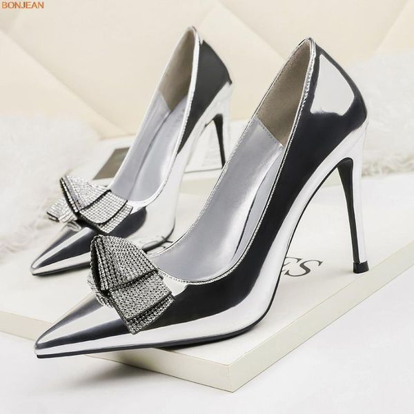 dress shoes 2021 brand women high pump bling rhinestones butterfly-knot party elegant thin heel wedding, Black
dress shoes 2021 brand women high pump bling rhinestones butterfly-knot party elegant thin heel wedding, Black