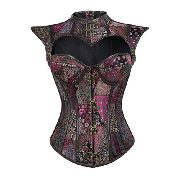 bustiers & corsets gothic corset jacket fashion printed outwear punk style corselete body shapewear waist training korset for women lady, Black;white
bustiers & corsets gothic corset jacket fashion printed outwear punk style corselete body shapewear waist training korset for women lady, Black;white
