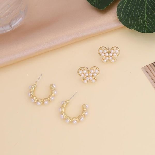 stud baroque style pearl butterfly angel earrings temperament personality trendy for women 2021 retro, Golden;silver
stud baroque style pearl butterfly angel earrings temperament personality trendy for women 2021 retro, Golden;silver
