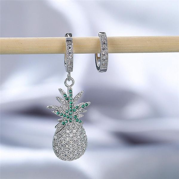 hoop & huggie cute crystal fruit wedding earrings luxury female pineapple asymmetrical rose gold silver color for women, Golden;silver
hoop & huggie cute crystal fruit wedding earrings luxury female pineapple asymmetrical rose gold silver color for women, Golden;silver