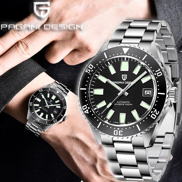 wristwatches pagani design luxury business men's watches stainless steel waterproof automatic men mechanical relogio masculino, Slivery;brown
wristwatches pagani design luxury business men's watches stainless steel waterproof automatic men mechanical relogio masculino, Slivery;brown