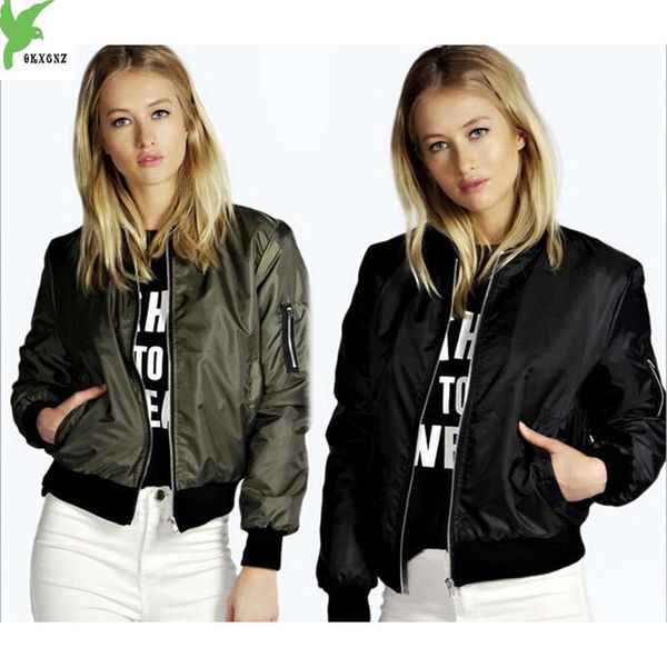 spring autumn women thin jacket bomber coat ladies casual jackets femal zipper s-2xl okxgnz women's, Black;brown
spring autumn women thin jacket bomber coat ladies casual jackets femal zipper s-2xl okxgnz women's, Black;brown