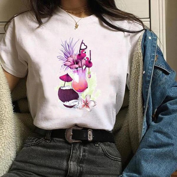 men graphic cartoon beach flower drink casual 90s trend ladies print clothes lady tees female t shirt mens, White;black
men graphic cartoon beach flower drink casual 90s trend ladies print clothes lady tees female t shirt mens, White;black