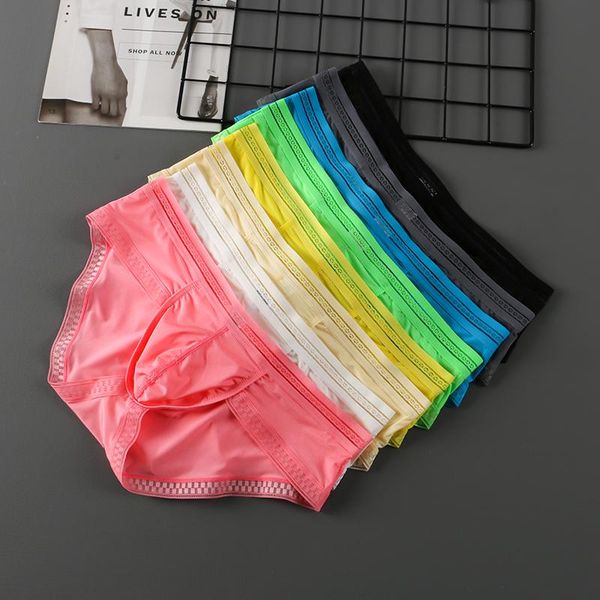underpants -xxxl thin ice silk men underwear seamless male ultra-thin breathable briefs low rise soft cueca 4, Black;white
underpants -xxxl thin ice silk men underwear seamless male ultra-thin breathable briefs low rise soft cueca 4, Black;white