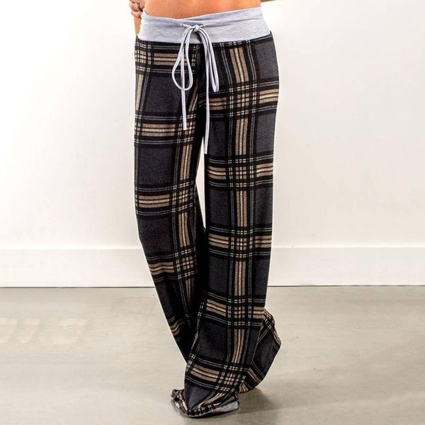 women's pants & capris casual plaid running wide leg female high waist trousers women breathable fitness long femme plus size clothing, Black;white
women's pants & capris casual plaid running wide leg female high waist trousers women breathable fitness long femme plus size clothing, Black;white
