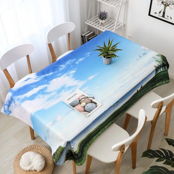 blue sky white clouds sea printing tablecloth polyester waterproof home dustproof washable rectangular table cover cloth
blue sky white clouds sea printing tablecloth polyester waterproof home dustproof washable rectangular table cover cloth