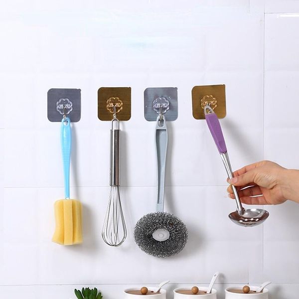 hooks & rails kitchen seamless glue hook bathroom transparent wall hanging door strong nail-small household goods
hooks & rails kitchen seamless glue hook bathroom transparent wall hanging door strong nail-small household goods