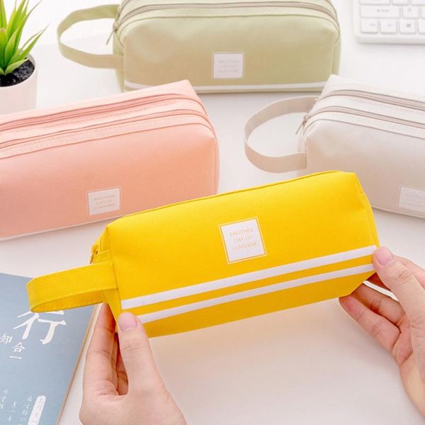 large capacity fabric pencil cases bags pouch creative pen box case school office stationary supplies leather
large capacity fabric pencil cases bags pouch creative pen box case school office stationary supplies leather