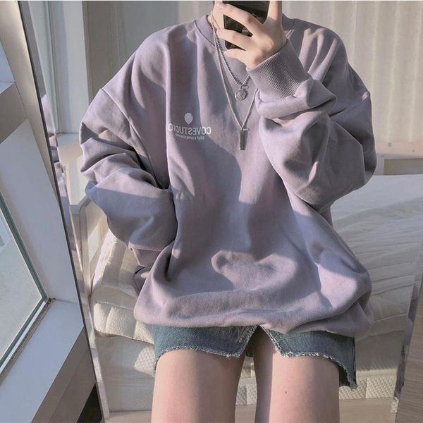 sweatshirt streetwear women cotton autumn korean style clothes long sleeve letter print white black sweatshirts ropa mujer women's hoo
sweatshirt streetwear women cotton autumn korean style clothes long sleeve letter print white black sweatshirts ropa mujer women's hoo
