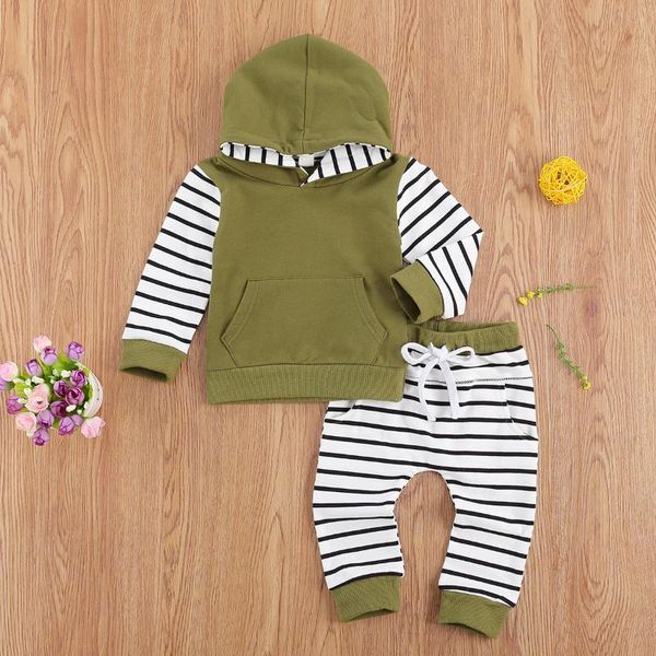 clothing sets baby boy hooded +jogger pants suit striped print v-neck long sleeve front pocket hoodie lace-up trousers autumn clothes, White
clothing sets baby boy hooded +jogger pants suit striped print v-neck long sleeve front pocket hoodie lace-up trousers autumn clothes, White