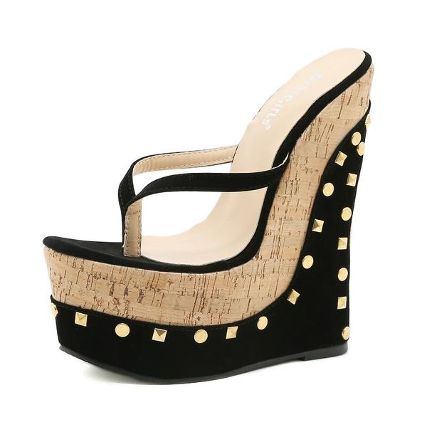 slippers flip flops gladiator rivet platform women sandals wedge slides high heels rome shoes for plus size 42 sandales, Black
slippers flip flops gladiator rivet platform women sandals wedge slides high heels rome shoes for plus size 42 sandales, Black
