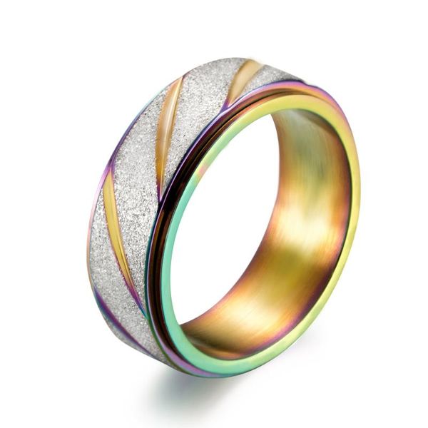 wedding rings simple trendy rotatable ring titanium stainless steel colorful for men women couple engagement, Slivery;golden
wedding rings simple trendy rotatable ring titanium stainless steel colorful for men women couple engagement, Slivery;golden
