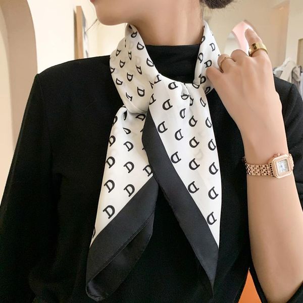 scarves simple silk striped small square scarf female professional stewardess all-match temperament with headband, Blue;gray
scarves simple silk striped small square scarf female professional stewardess all-match temperament with headband, Blue;gray