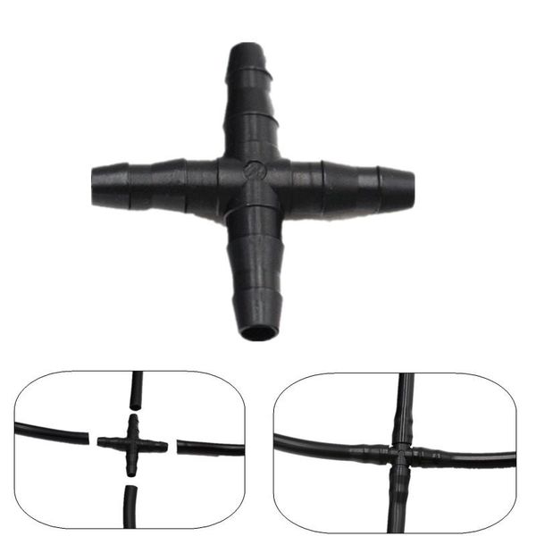 watering equipments 1/4" insert barb connector cross for microtubing(7 x 4mm)greenhouse irrigation fittings drip micro accessories
watering equipments 1/4" insert barb connector cross for microtubing(7 x 4mm)greenhouse irrigation fittings drip micro accessories