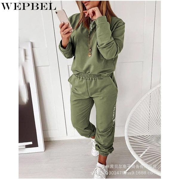 women's two piece pants wepbel tracksuit lady fashion sport letter print sweatshirt + drawstring waist skinny set streetwear, White
women's two piece pants wepbel tracksuit lady fashion sport letter print sweatshirt + drawstring waist skinny set streetwear, White