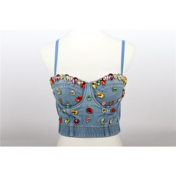 women's tanks & camis 2021 summer retro fashion blue cropped tight-fitting sleeveless corset adjustable bra club party ladies, White
women's tanks & camis 2021 summer retro fashion blue cropped tight-fitting sleeveless corset adjustable bra club party ladies, White